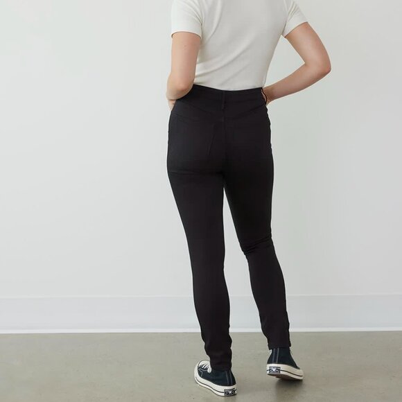 Reitmans High-Rise Black Jeans with Skinny Leg - The Signature Soft, Size 28P - Picture 2 of 13